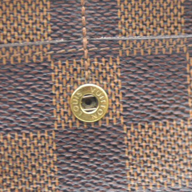 Louis Vuitton Damier Porte Feuille Sarah Long Bifold Wallet Brown CA1110