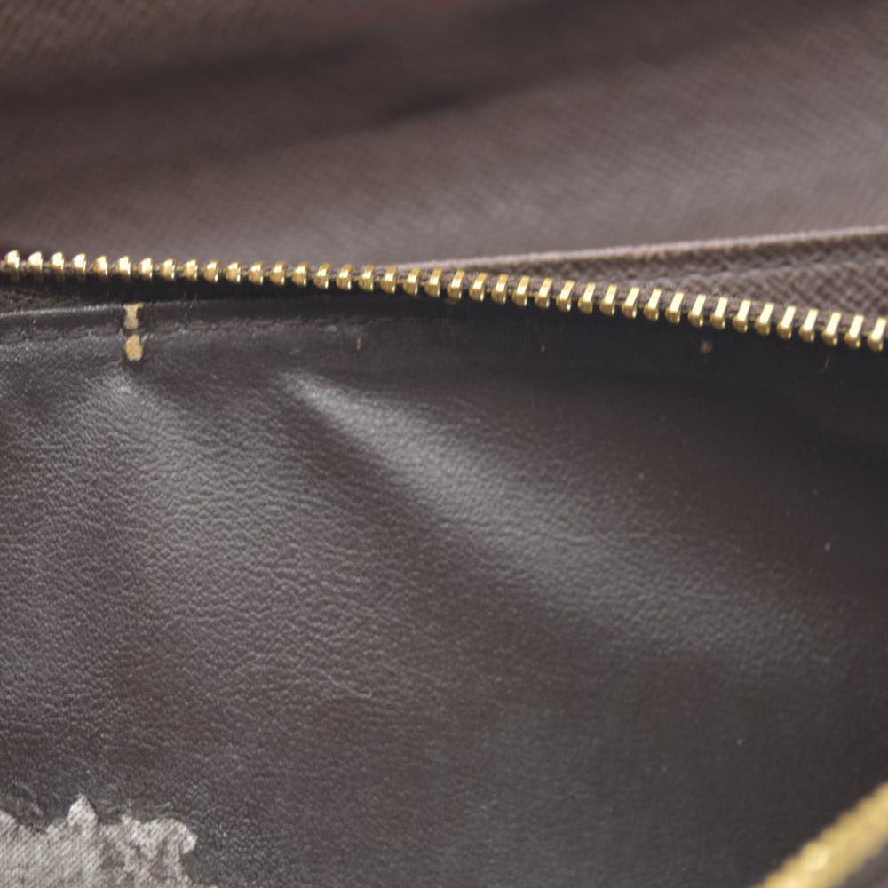 Louis Vuitton Damier Porte Feuille Sarah Long Bifold Wallet Brown CA1110