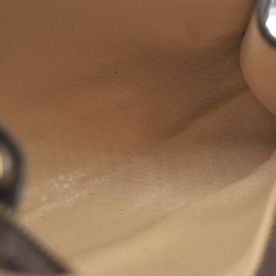 AUCTION $490 Louis Vuitton Monogram Poche Toilette 15 Cosmetics Pouch Purse Brown TH8904