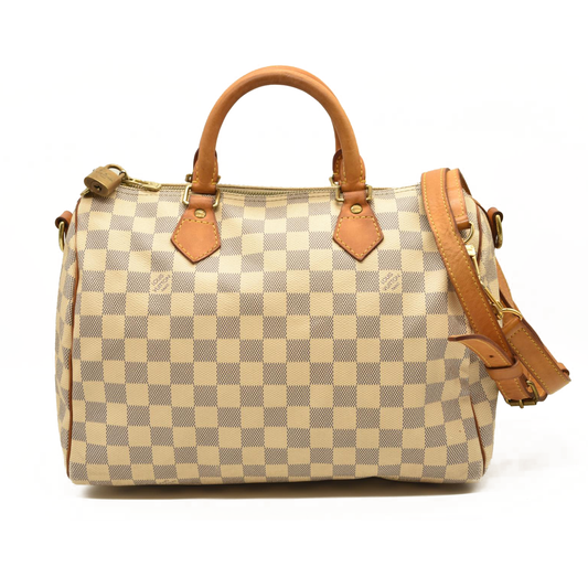 LOUIS VUITTON Damier Azur Speedy Bandouliere 30 SP0193