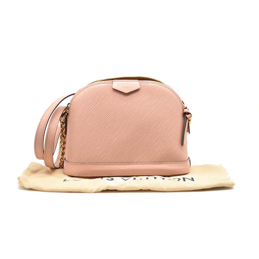 LOUIS VUITTON Epi Alma Mini Rose Ballerine