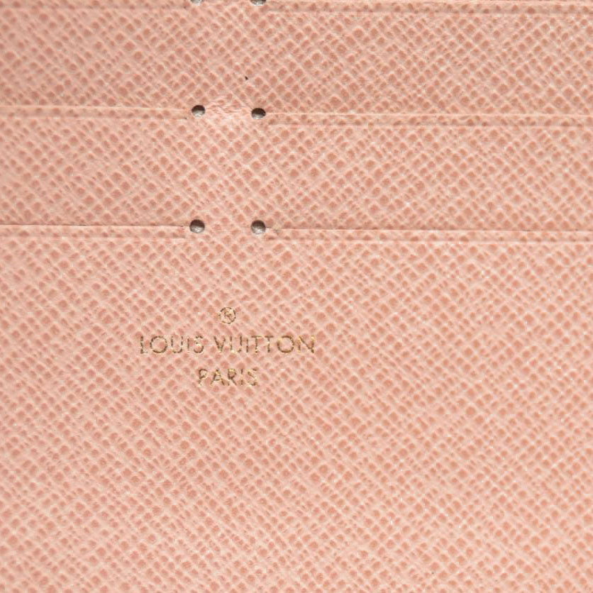 Louis Vuitton  Damier Azur Pochette Felicie Chain Wallet Rose Ballerine  MI1116