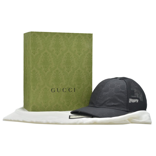 $660 Gucci GG Canvas Baseball Hat CONSIGNMENT