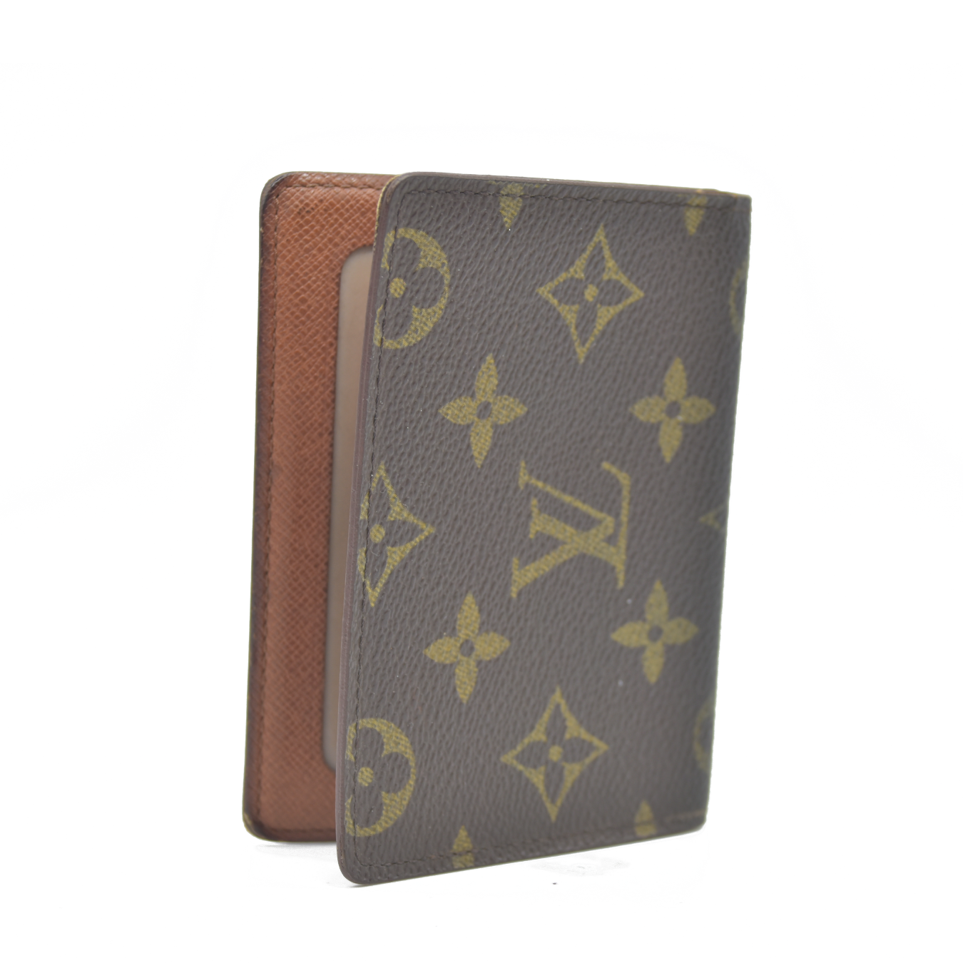 $350 Louis Vuitton CA0935 1995 Bifold Monogram Card Holder Pass Case
