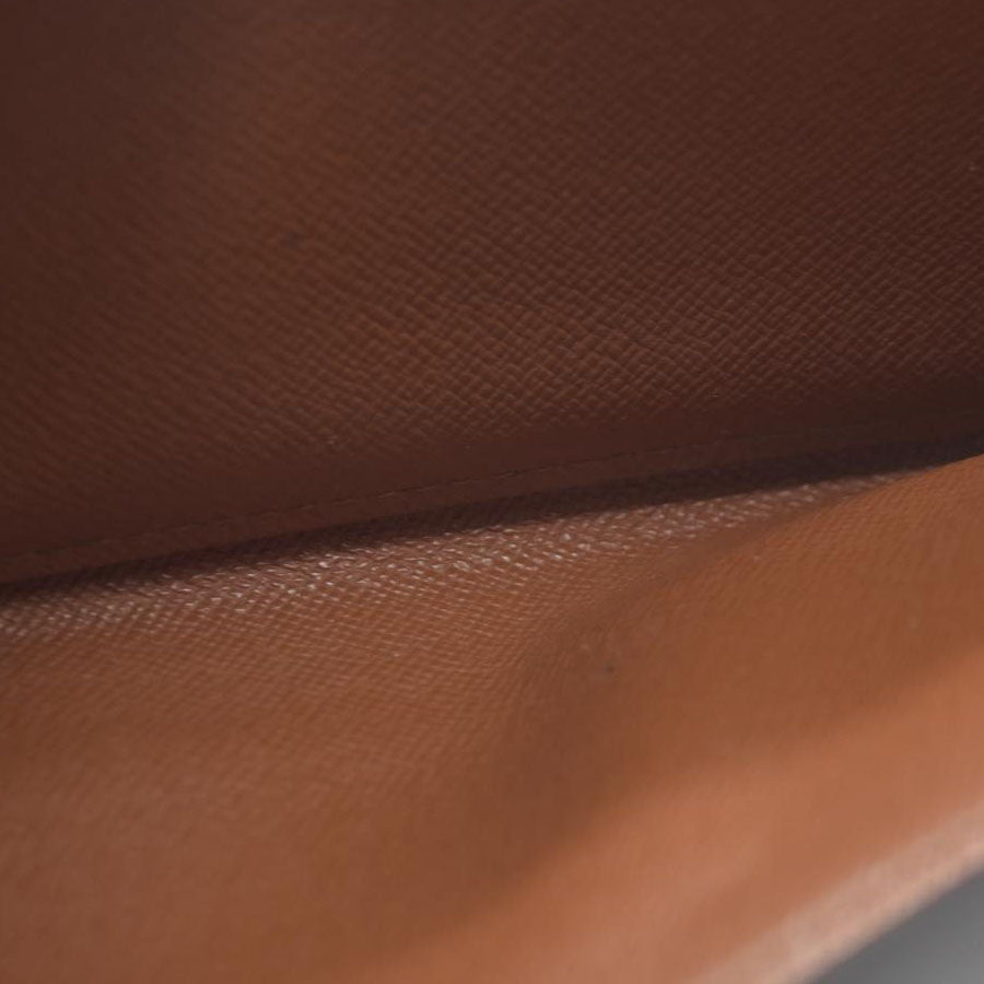 AUCTION $725 Louis Vuitton Monogram Portefeiulle Sarah Long Bifold Wallet Brown