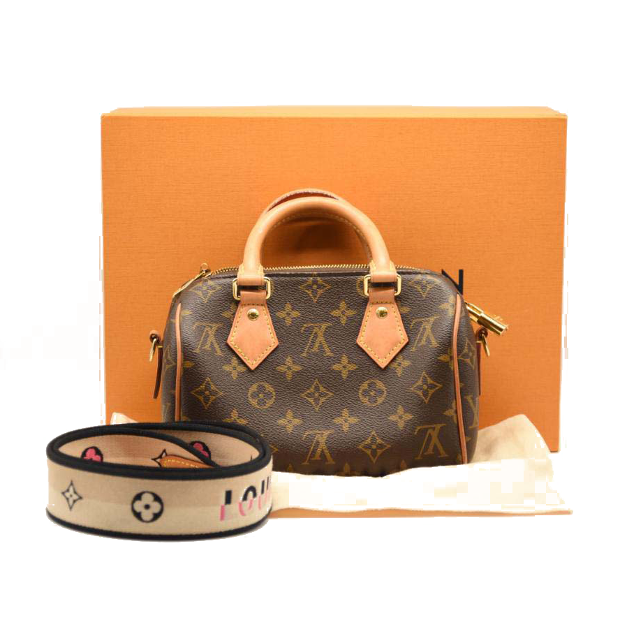 LOUIS VUITTON Monogram Speedy Bandouliere 20