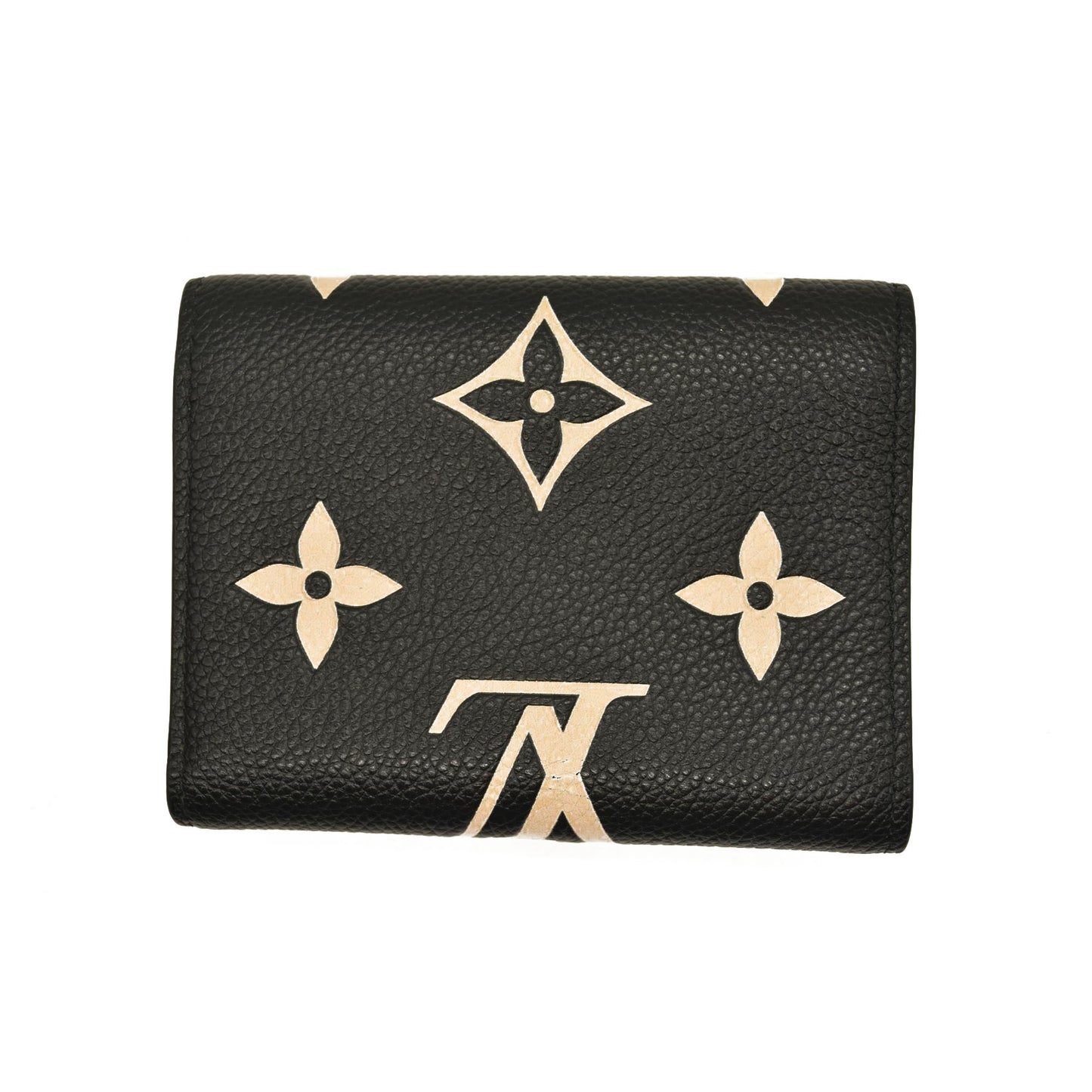 LOUIS VUITTON  Empreinte Monogram Giant Victorine Wallet Black Beige RFID