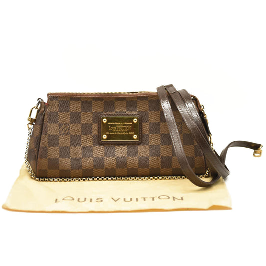 LOUIS VUITTON Damier Ebene Eva Clutch SD1141