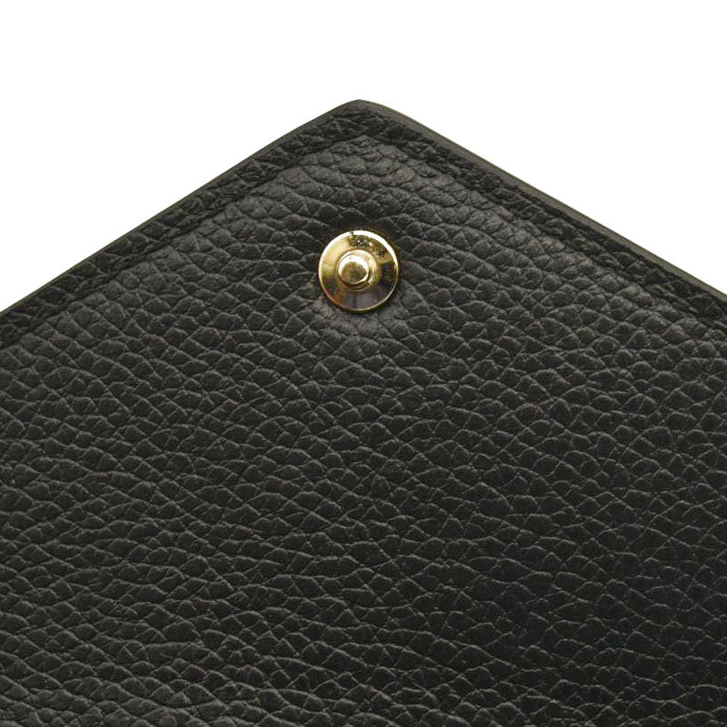 LOUIS VUITTON  Empreinte Monogram Giant Victorine Wallet Black Beige RFID