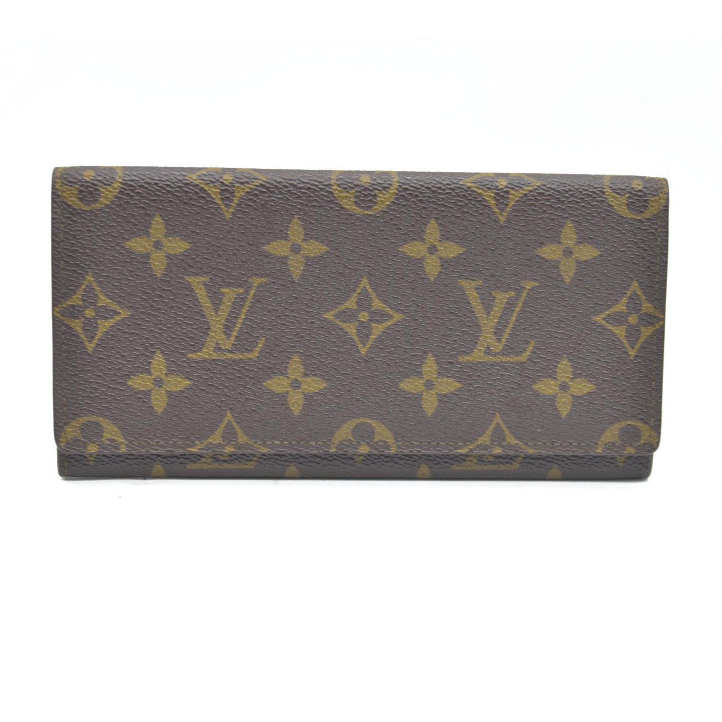 AUCTION $545 Louis Vuitton  Monogram Porte Yen 3 Cartes Credit Wallet MI0913