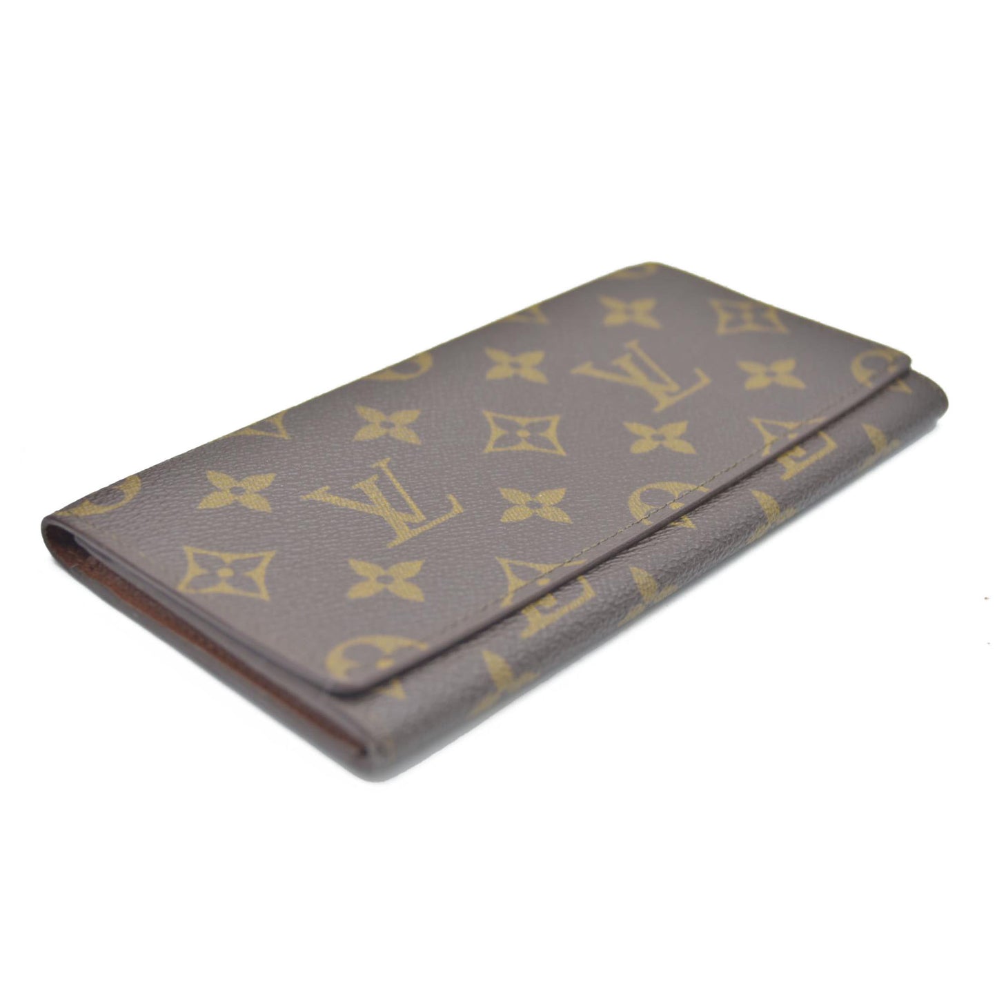 AUCTION $545 Louis Vuitton  Monogram Porte Yen 3 Cartes Credit Wallet MI0913