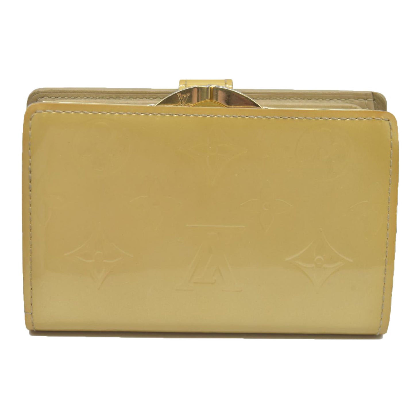 $935 Louis Vuitton 2004 Monogram Vernis French Purse