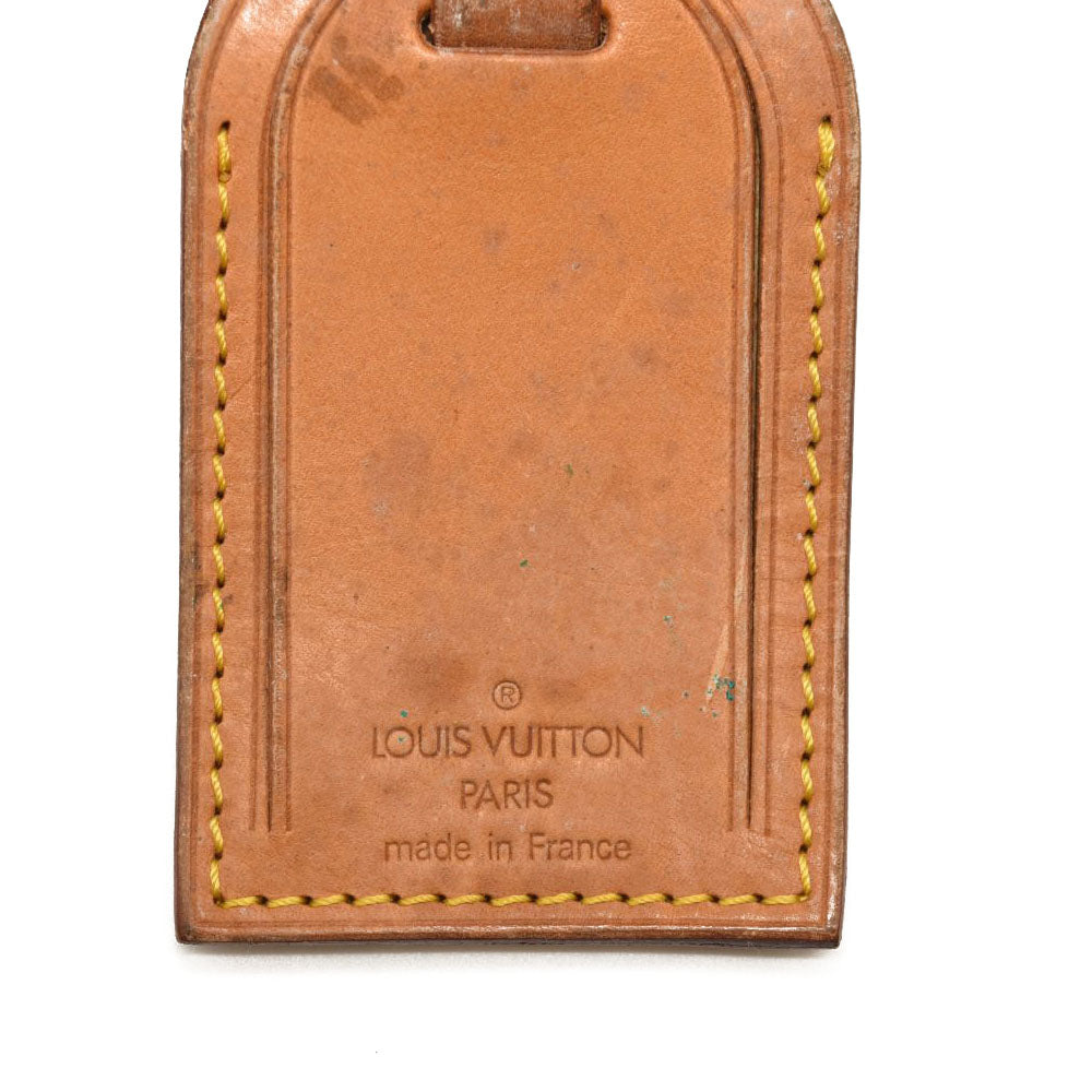 LOUIS VUITTON Vachetta Leather & Logo, Luggage Tag & Keepall Set