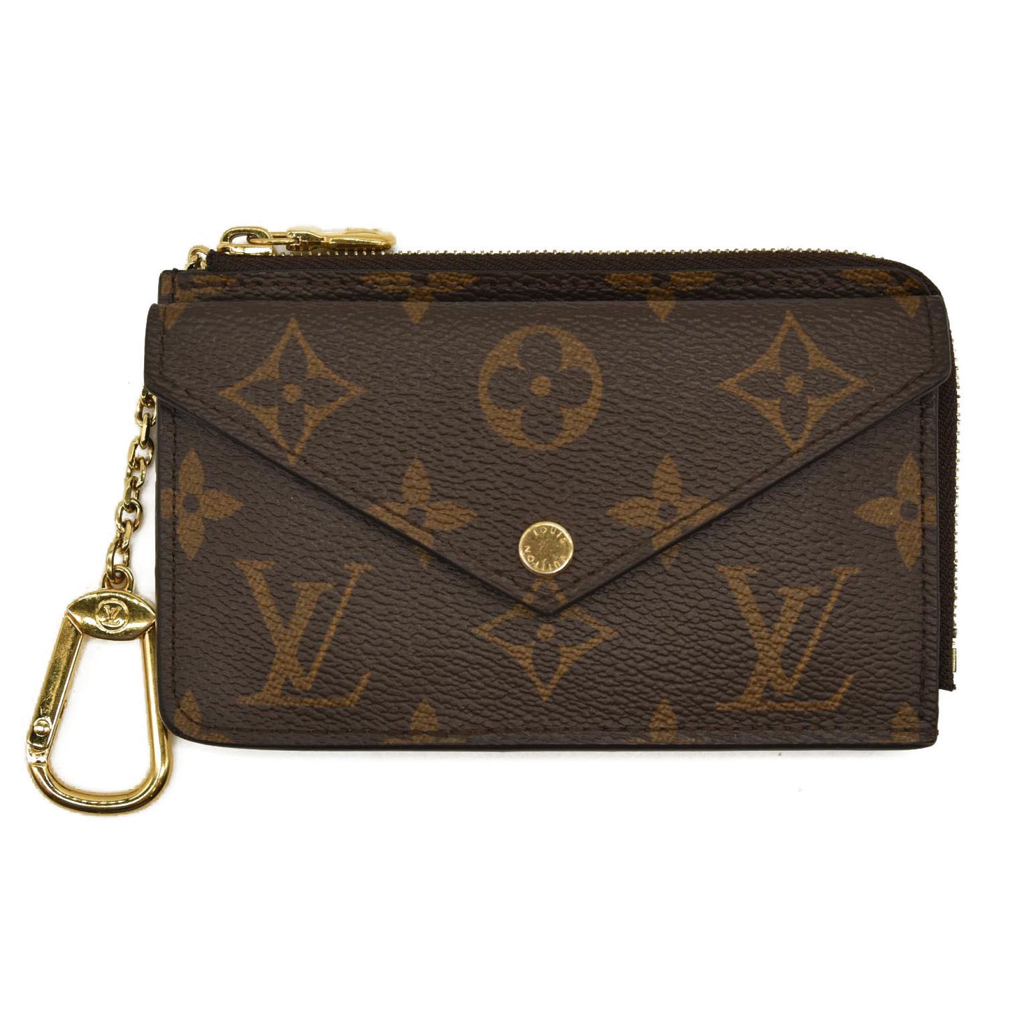 LOUIS VUITTON  Monogram Recto Verso Card Holder Black