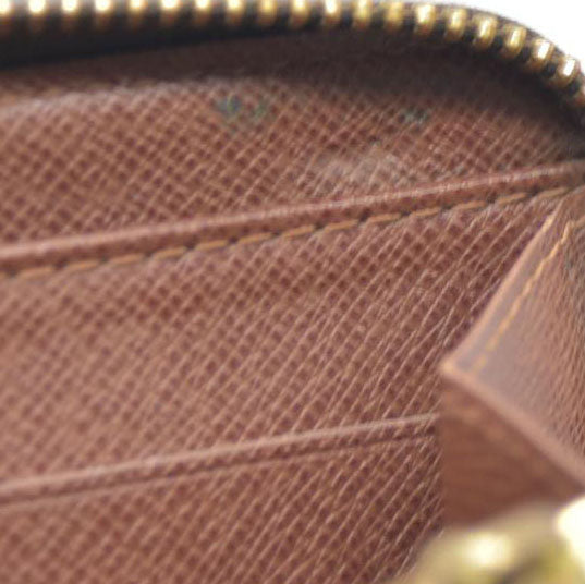 Louis Vuitton Monogram Zippy Zip Around Long Wallet Purse Brown CA0066
