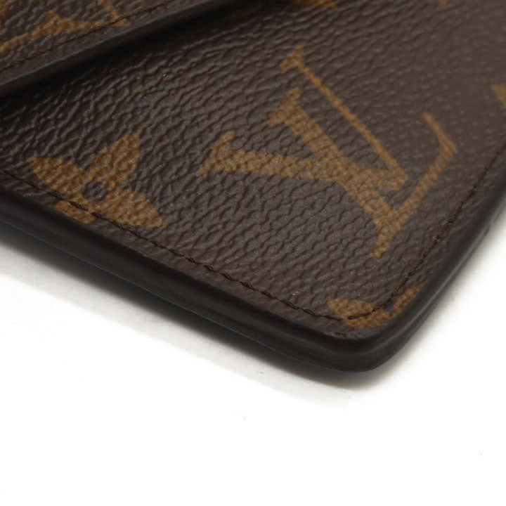 LOUIS VUITTON  Monogram Recto Verso Card Holder Black