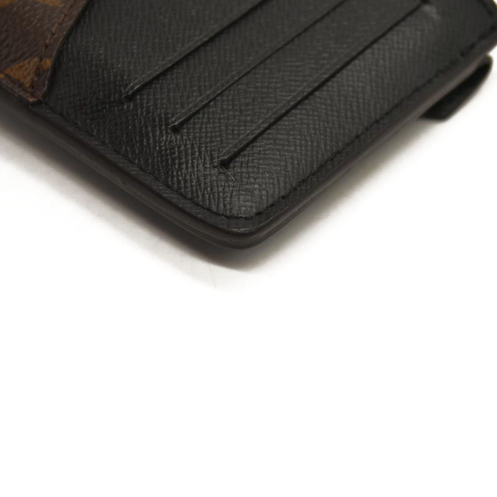 LOUIS VUITTON  Monogram Recto Verso Card Holder Black