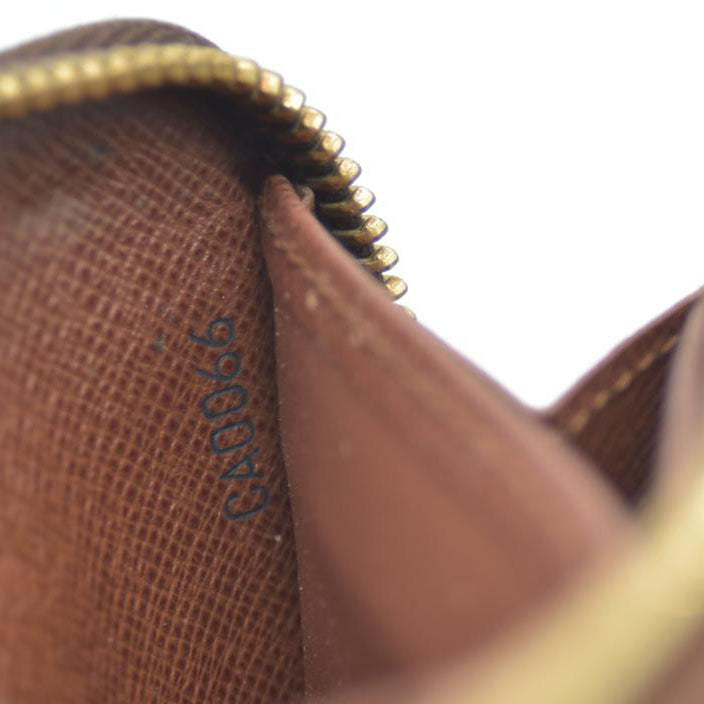 Louis Vuitton Monogram Zippy Zip Around Long Wallet Purse Brown CA0066