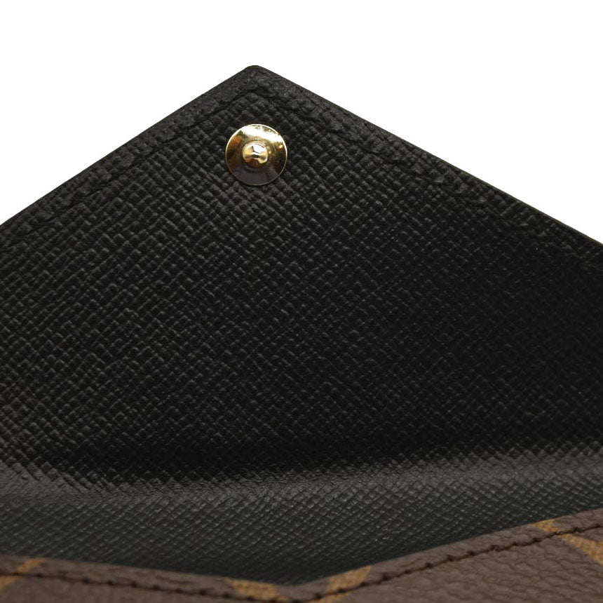 LOUIS VUITTON  Monogram Recto Verso Card Holder Black