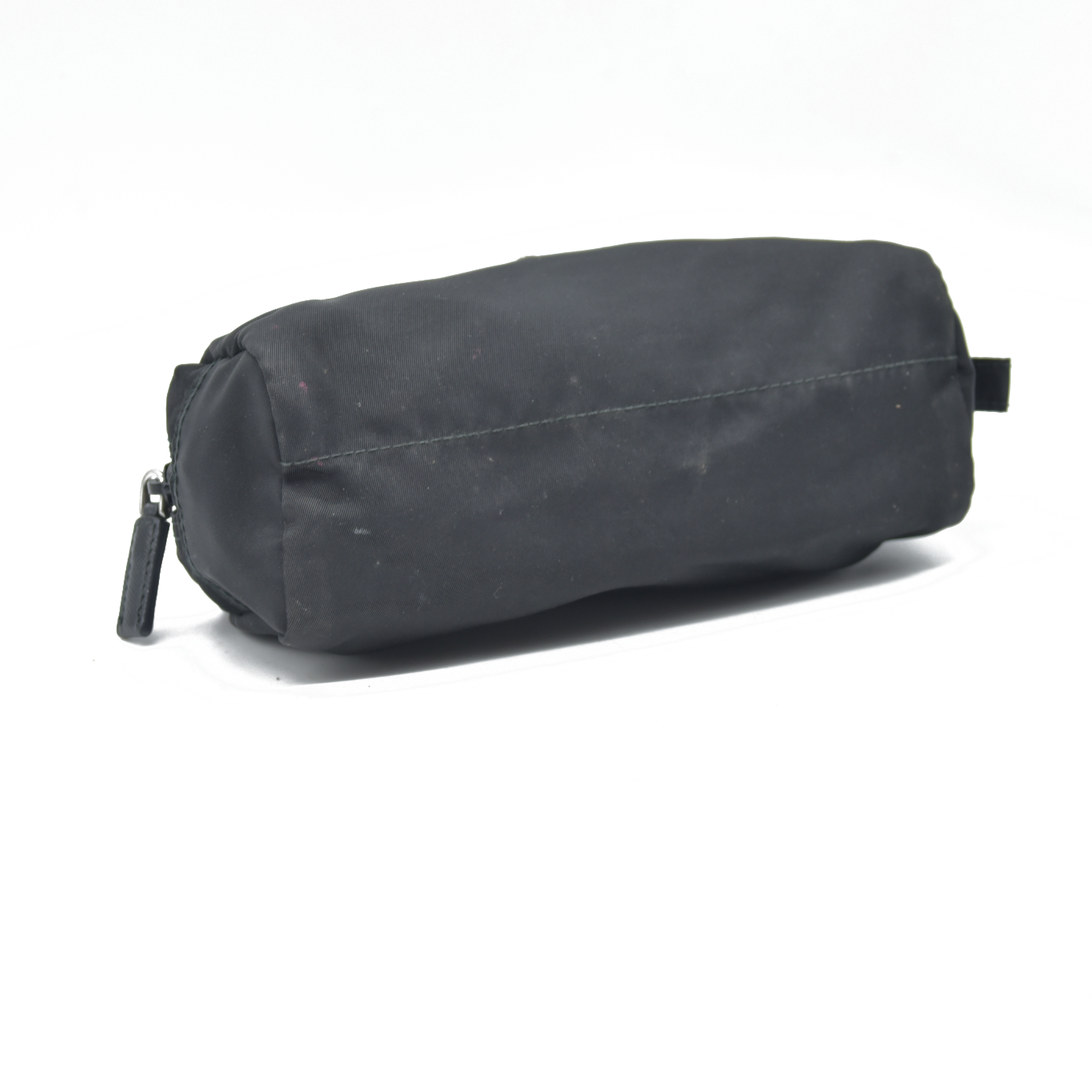 $1120 Prada Black Saffiano Pouch Cosmetic Bag