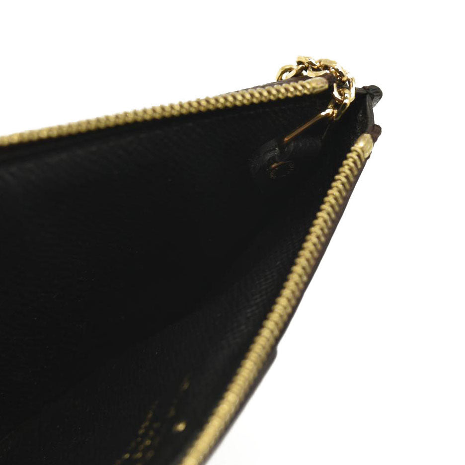 LOUIS VUITTON  Monogram Recto Verso Card Holder Black