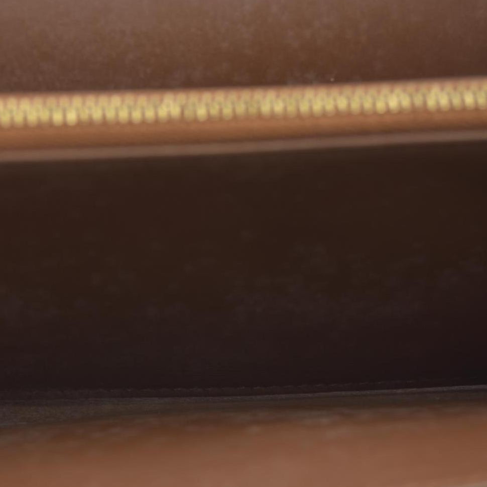 $840 Louis Vuitton Vintage Monogram Vernis Sarah Wallet Dark Beige