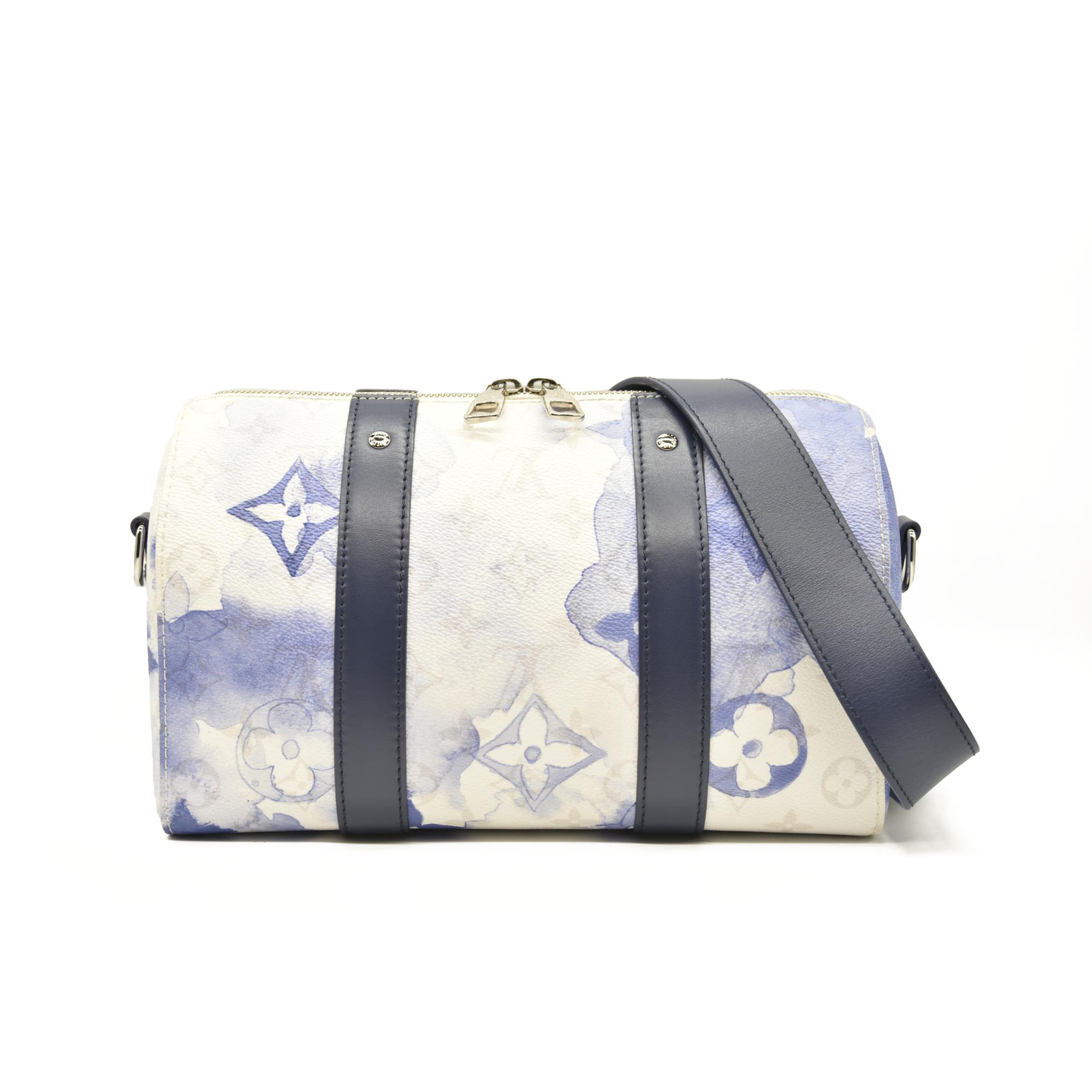 LOUIS VUITTON Limited Edition Monogram Watercolor City Keepall Blue  DR0281