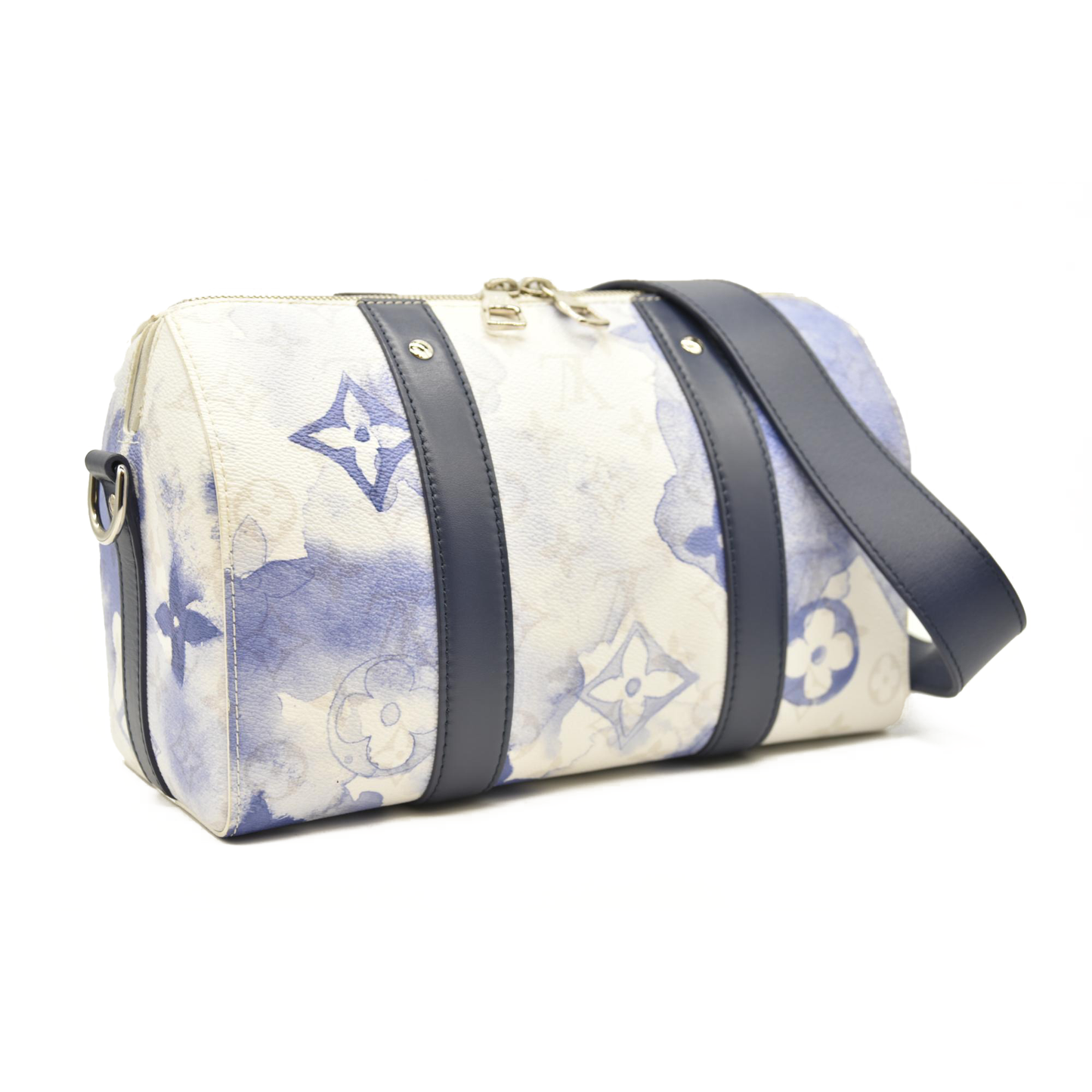 LOUIS VUITTON Limited Edition Monogram Watercolor City Keepall Blue  DR0281