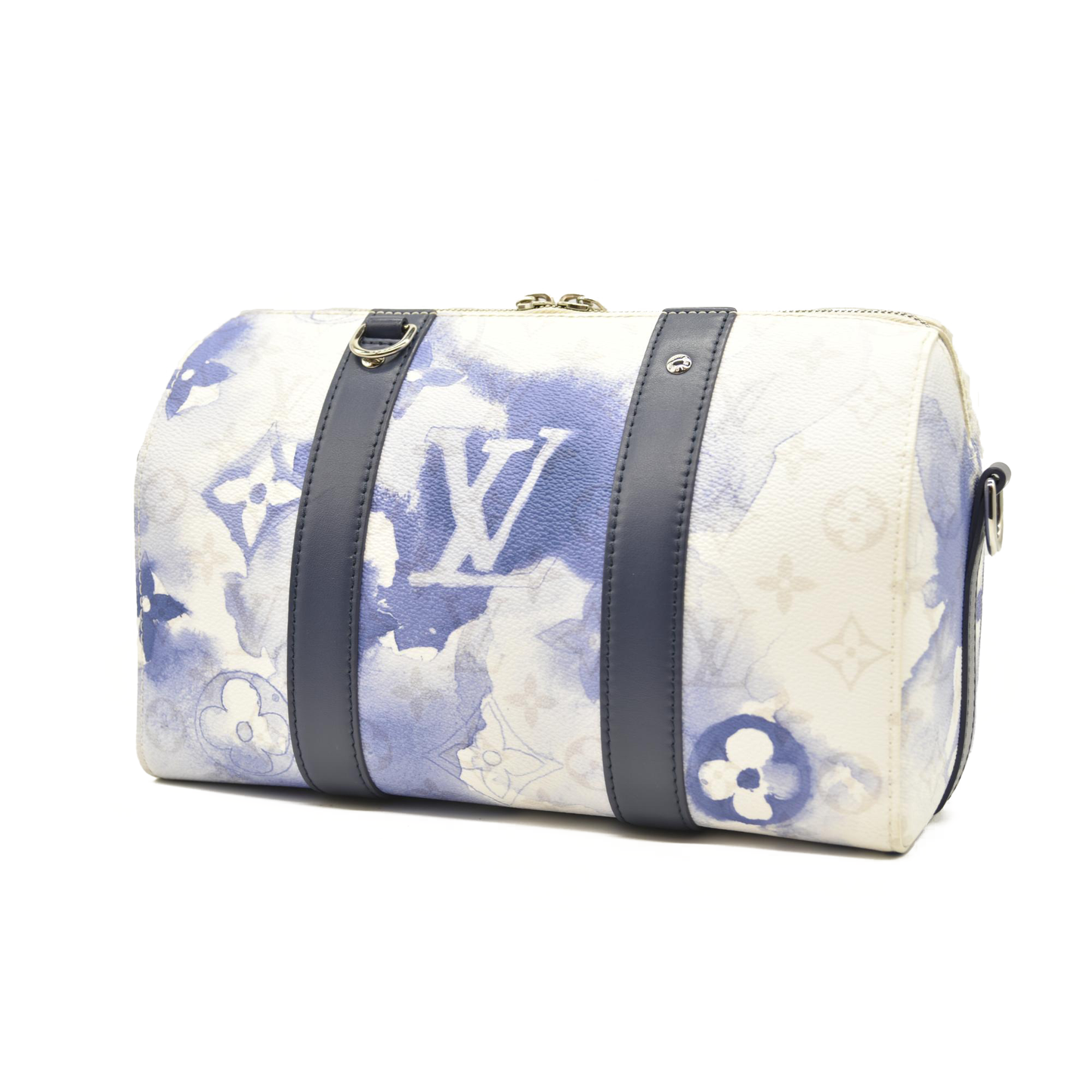 LOUIS VUITTON Limited Edition Monogram Watercolor City Keepall Blue  DR0281