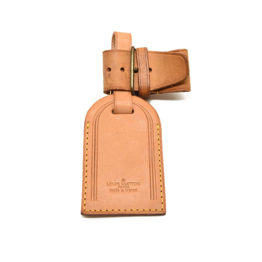LOUIS VUITTON Vachetta Leather & Logo, Luggage Tag & Keepall Set