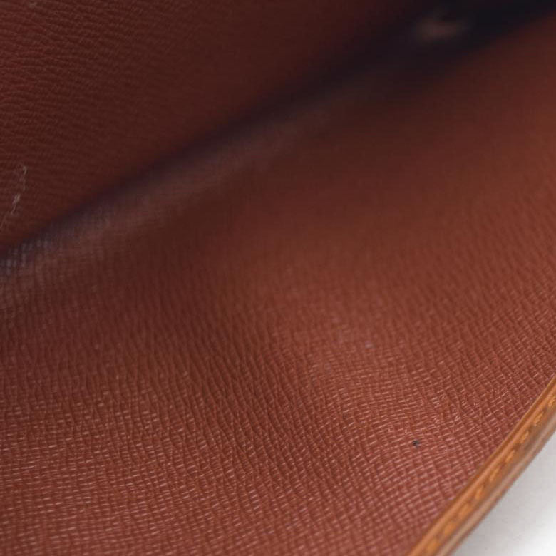 AUCTION $665 Louis Vuitton  Epi Porte Tresor International Wallet Kenyan Fawn