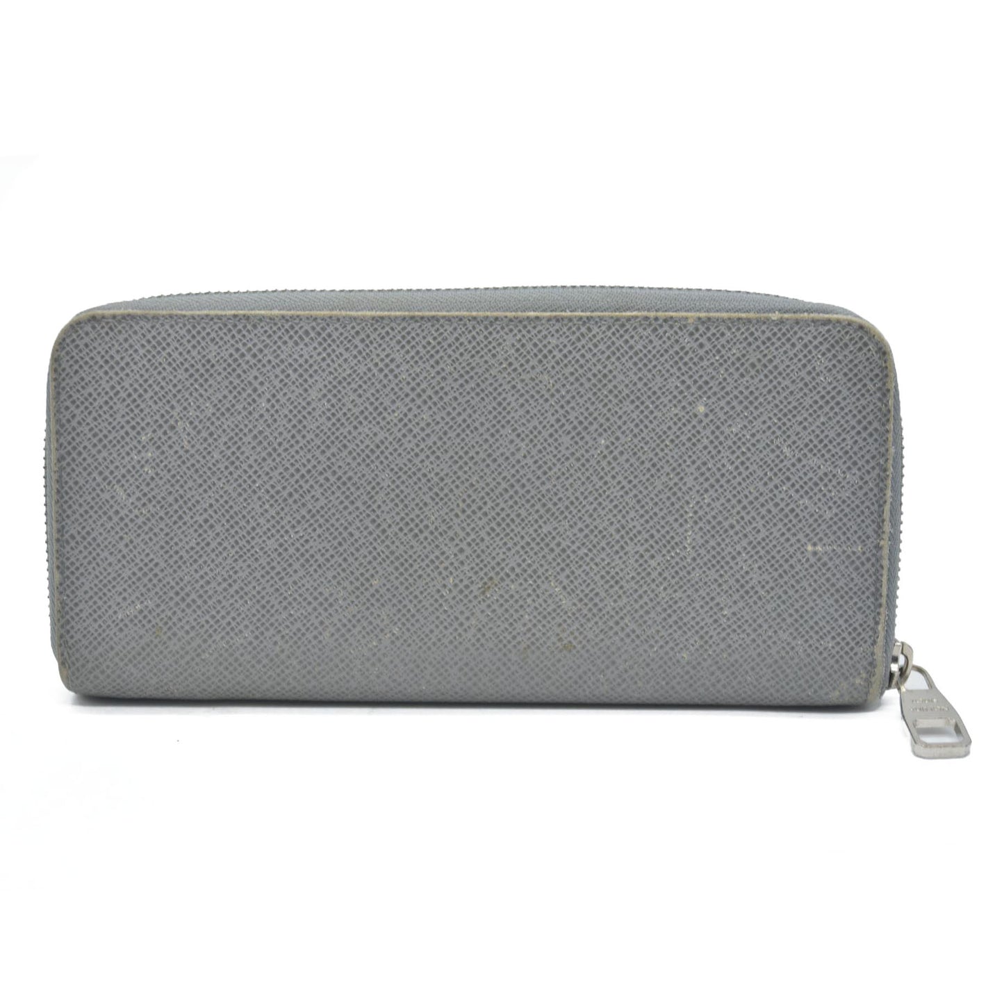 AUCTION $985 Louis Vuitton  Taiga Zippy Organizer Wallet Glacier