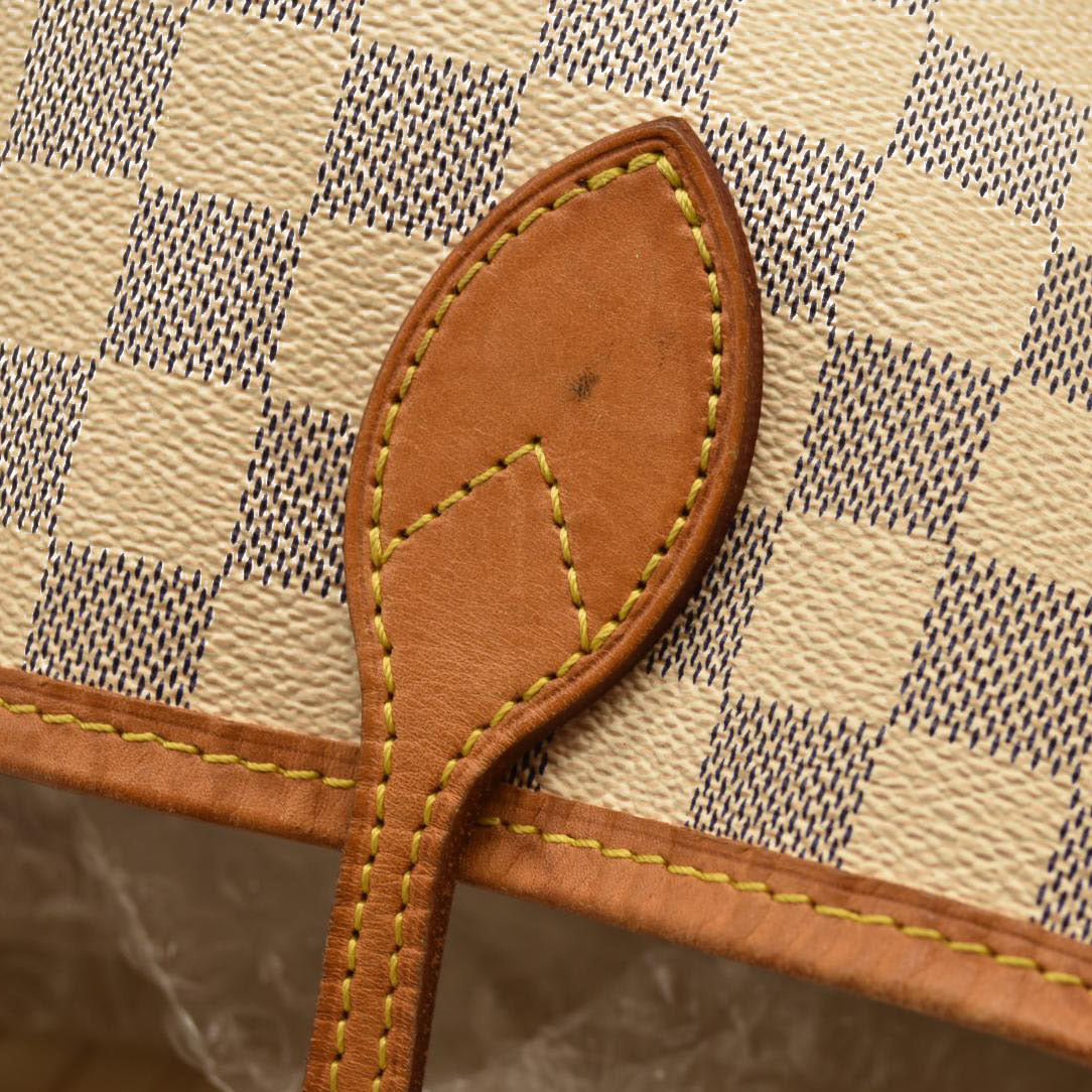 Louis Vuitton Damier Azur Neverfull MM with Pouch AR2149