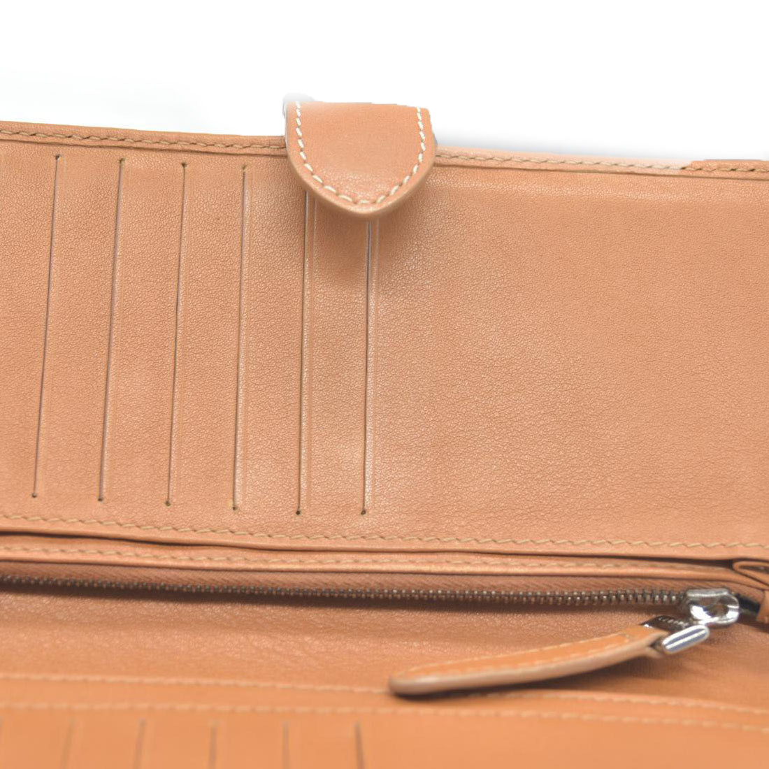 CELINE Horse Carriage C PVC Long Bifold Wallet Beige