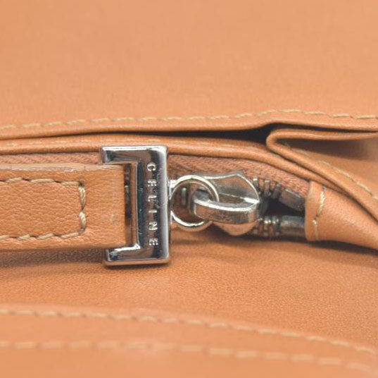 CELINE Horse Carriage C PVC Long Bifold Wallet Beige