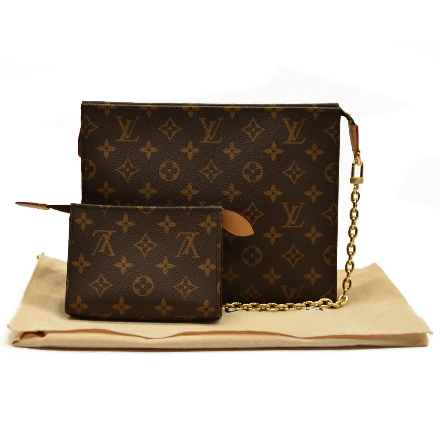 Louis Vuitton  Monogram Toiletry Pouch On Chain RFID