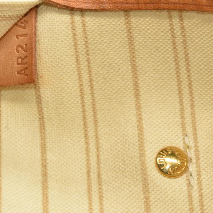Louis Vuitton Damier Azur Neverfull MM with Pouch AR2149