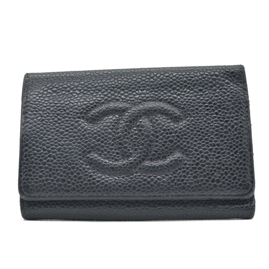 Chanel Timeless 6 Key Holder Black