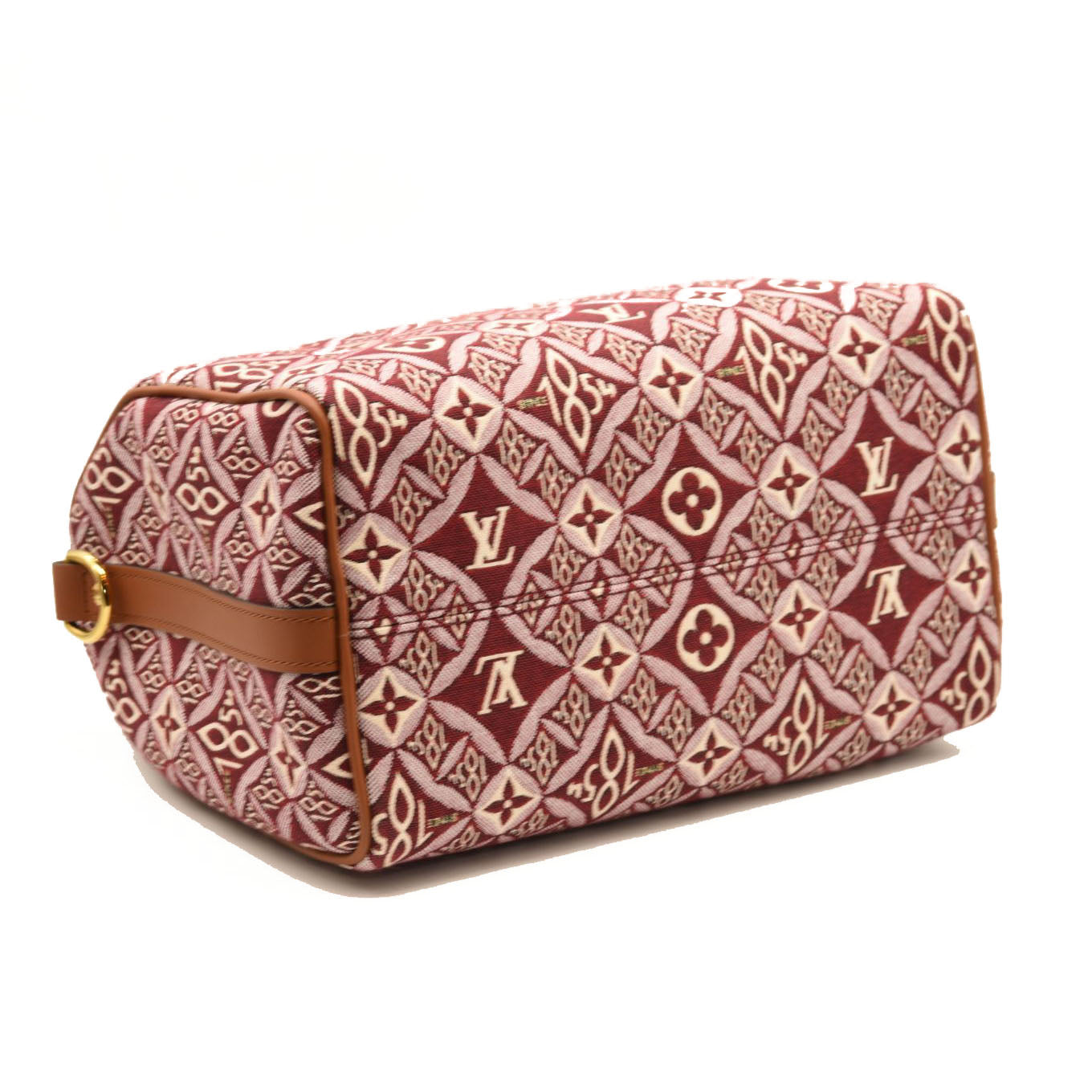 LOUIS VUITTON Jacquard Since 1854 Speedy Bandouliere 25 Bordeaux