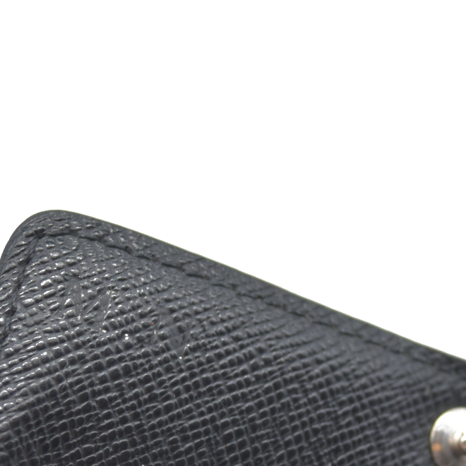 WELL WORN $345 Louis Vuitton Damier Graphite Multicles 6 Ring Key Case Black CT3180 2010