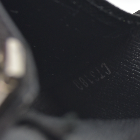 WELL WORN $345 Louis Vuitton Damier Graphite Multicles 6 Ring Key Case Black CT3180 2010