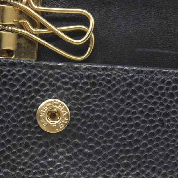 Chanel Timeless 6 Key Holder Black
