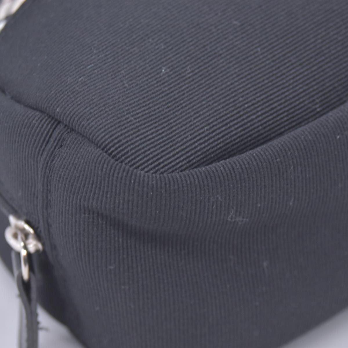 $380 BURBERRY Canvas & Check Nylon Cosmetic Pouch Black Beige CONSIGNMENT 10021232