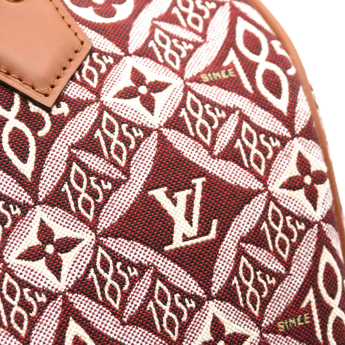 LOUIS VUITTON Jacquard Since 1854 Speedy Bandouliere 25 Bordeaux