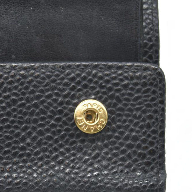Chanel Timeless 6 Key Holder Black
