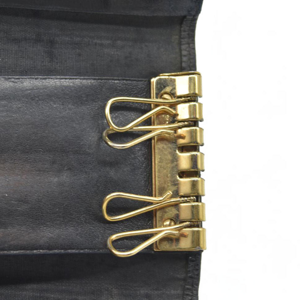 Chanel Timeless 6 Key Holder Black