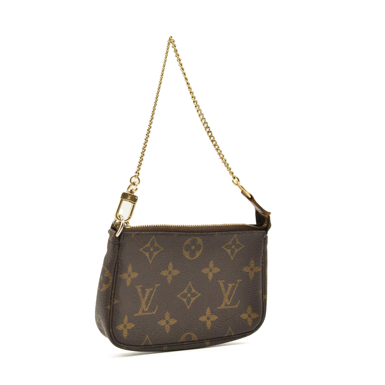 USED Louis Vuitton Monogram Mini Pochette Accessories FL0055