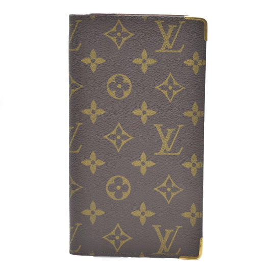 Louis Vuitton Monogram Long Bifold Wallet Brown 874CT