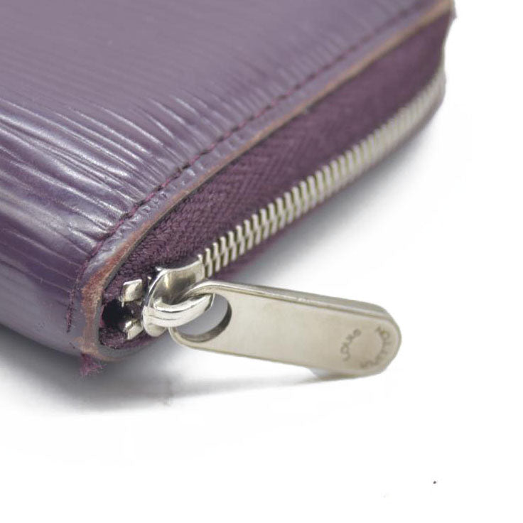 AUCTION $740 Louis Vuitton  Epi Zippy Coin Purse Cassis