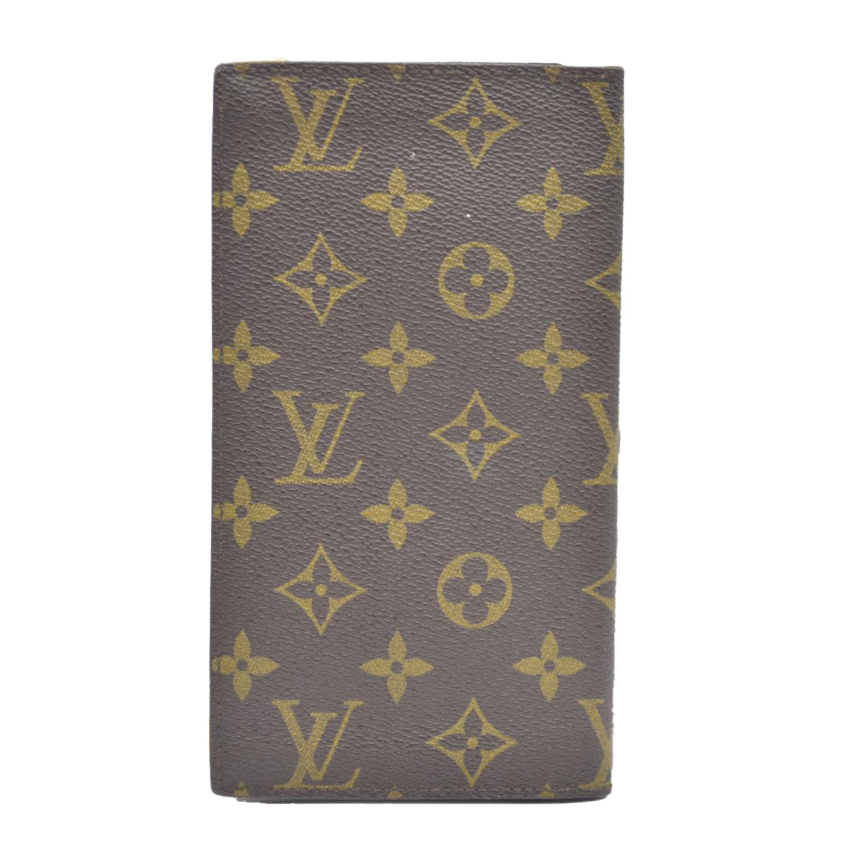 Louis Vuitton Monogram Long Bifold Wallet Brown 874CT